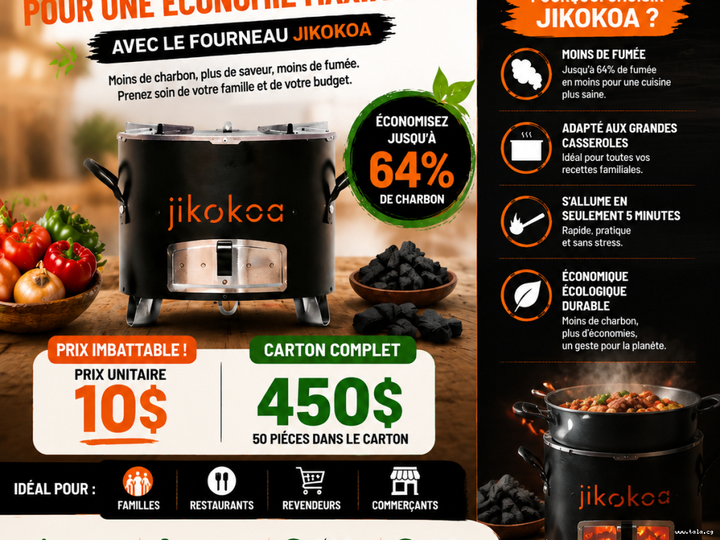Découvrez le fourneau JIKOKOA