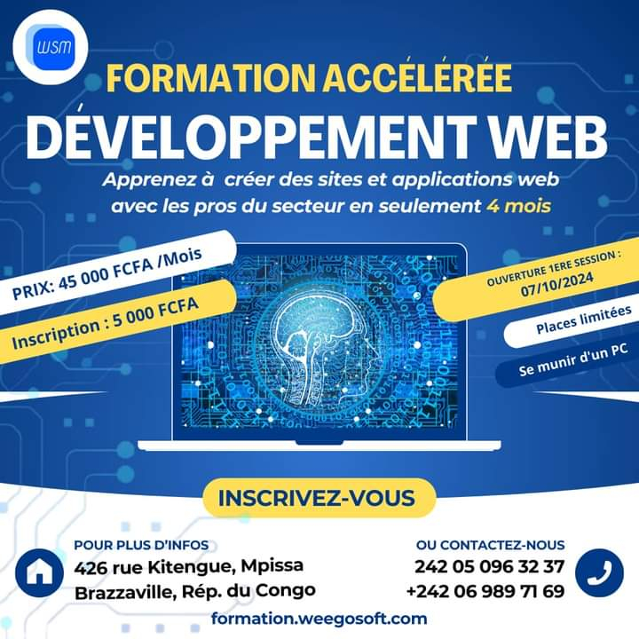 Formation en Développement Web