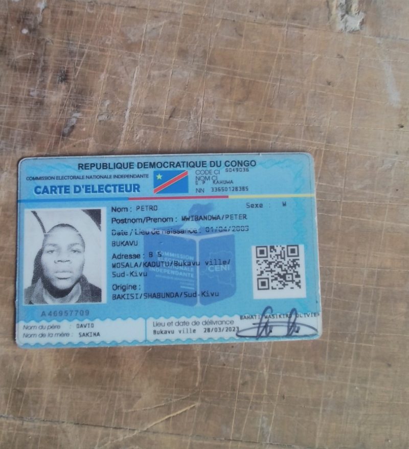 PETRO MWIBANDWA